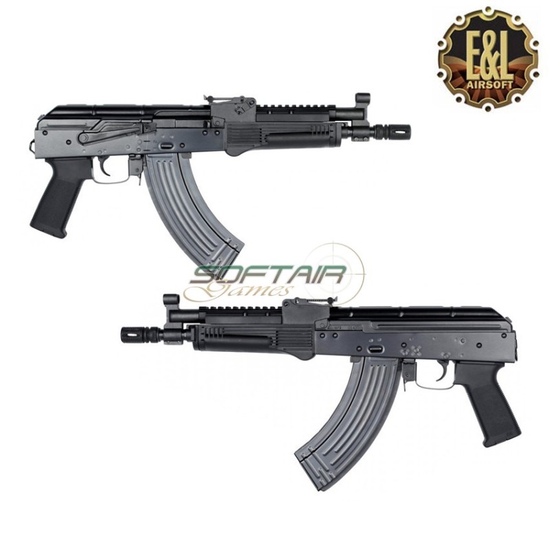 Visser un tub de crosse sur une réplique sans crosse Electric-rifle-aeg-gen2-ak710-custom-pistol-black-platinum-version-el-airsoft-el-a115