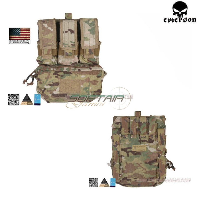 Assault Back Panel Multicam® Genuine Usa Emerson (em9300mc)