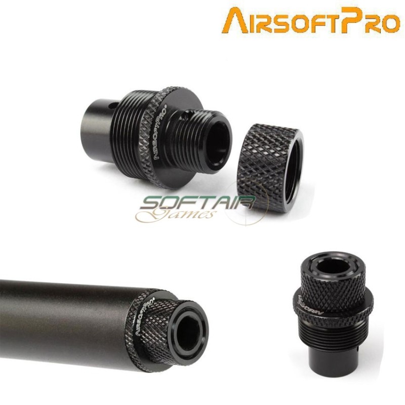 Upgrade Silencer Adapter Black Airsoftpro®