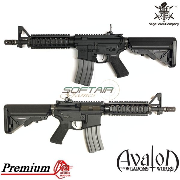 Electric Rifle Avalon Premium M4 Ris Cqb R Black Vfc Av1i